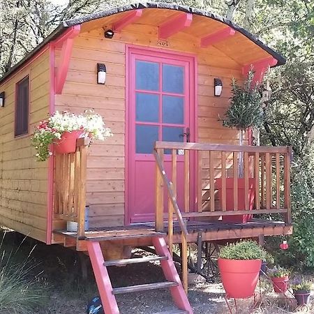 Roulotte Romantique Avec Piscine En Cevennes Monteils (Gard) エクステリア 写真
