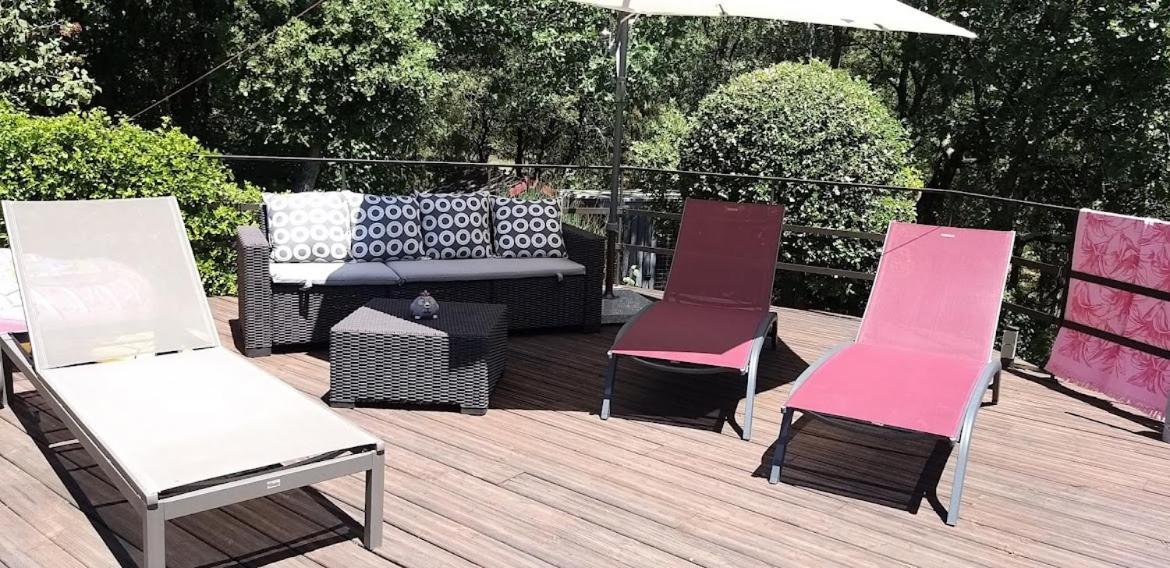 Roulotte Romantique Avec Piscine En Cevennes Monteils (Gard) エクステリア 写真